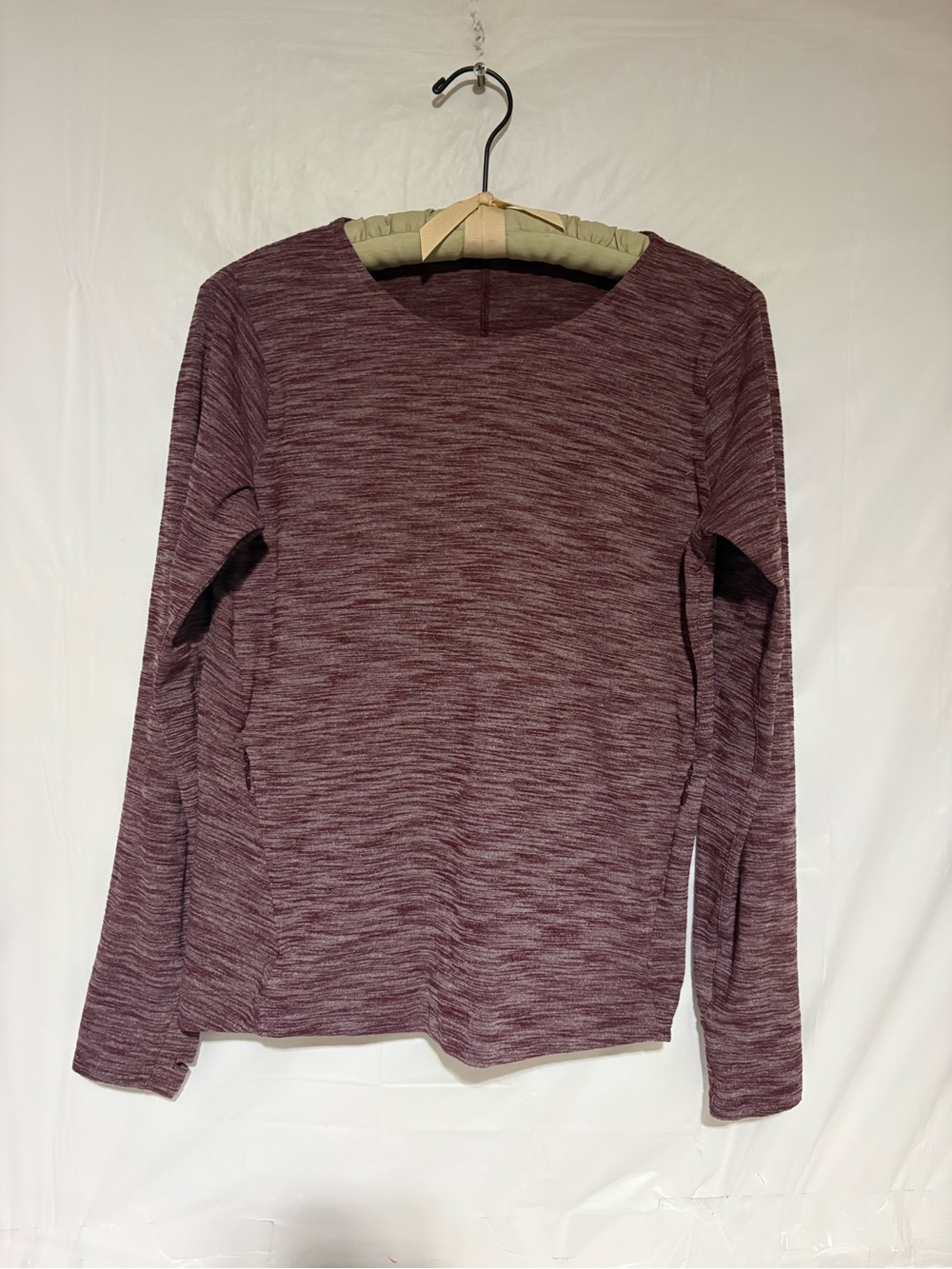 lululemon athletica Marled Crew Long Sleeve Tee - Wine